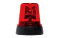 Red rotating beacon Royalty Free Stock Photo