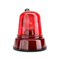 Red Rotating Beacon Light Emergency Warning Siren Lamp Keywords: red, light, beacon, rotating, siren Royalty Free Stock Photo