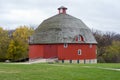 Red Round Barn Royalty Free Stock Photo