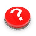 Red round button with white question mark.