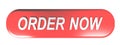Red rounded rectangle push button ORDER NOW - 3D rendering Royalty Free Stock Photo