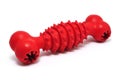 Red Rubber Dog Chew Toy Royalty Free Stock Photo