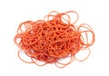 Red rubber elastics