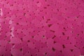 Red rubber mat for bath with pattern as background, imitation of river stone Royalty Free Stock Photo