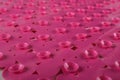 Red rubber mat for bath with pattern as background, inverse Royalty Free Stock Photo