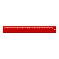 Red ruler icon, cartoon style Royalty Free Stock Photo