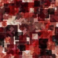 Red rust colors seamless pattern camouflage background of pixel spots Royalty Free Stock Photo