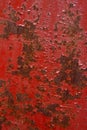 Red rusty wall background Royalty Free Stock Photo