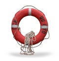 REd safe guard life ring Royalty Free Stock Photo