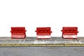 Red Safety Barrier Royalty Free Stock Photo