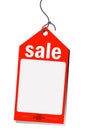 Red sale tag Royalty Free Stock Photo