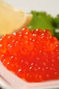 Red salmon caviar Royalty Free Stock Photo