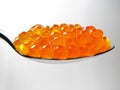 Red salmon caviar Royalty Free Stock Photo