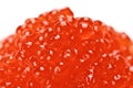 Red salmon caviar heap Royalty Free Stock Photo