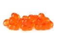 Red salmon caviar heap Royalty Free Stock Photo