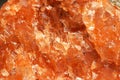 Red salt crystal background Royalty Free Stock Photo