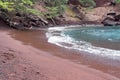 Red Sand Beach on Kaihalulu Bay - Island of Maui, Hawaii