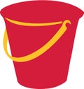 Red sand bucket