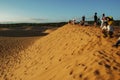 Red Sand Dunes in Mui Ne Royalty Free Stock Photo