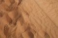 Red Sand Dunes in Sharjah, UAE during a Sunny Day Royalty Free Stock Photo