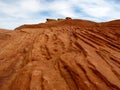 Red sand - Lower Antelope Slot Canyon Royalty Free Stock Photo