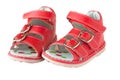 Red sandals