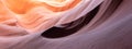 Red sandstone formations, Antelope Canyon Royalty Free Stock Photo