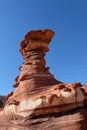 Scenic rock in Eilat Mountains. Royalty Free Stock Photo