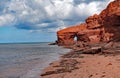 Red sandstone rock formations Royalty Free Stock Photo