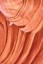 Red Sandstone Waves in Antelope Canyon, Arizona Royalty Free Stock Photo