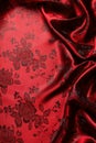 Red satin background