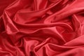 Red Satin Background -- Horizontal Royalty Free Stock Photo