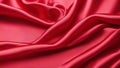 red satin background a red silk fabric Royalty Free Stock Photo