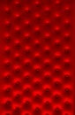 Red satin background tightened buttons Silk texture Royalty Free Stock Photo