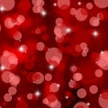 Red Satin Christmas Lights Background Royalty Free Stock Photo