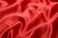 Red Satin Fabric