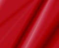 Red Satin Fabric Royalty Free Stock Photo