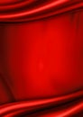 Red satin fabric background
