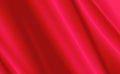 Red Satin and silk cloth for backgorund Royalty Free Stock Photo