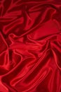 Red Satin/Silk Fabric 2 Royalty Free Stock Photo