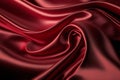 Red satin silk fabric, digital illustration artwork, abstract, textures Royalty Free Stock Photo