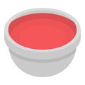 Red sauce icon, isometric style Royalty Free Stock Photo