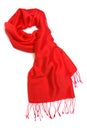 Red scarf Royalty Free Stock Photo
