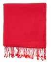 Red scarf or pashmina