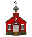 Red Schoolhouse Facade