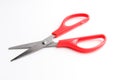 Red Scissor on white background Royalty Free Stock Photo