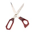 red scissors. dirty. isolated no white background Royalty Free Stock Photo