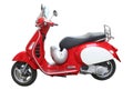 Red scooter Royalty Free Stock Photo