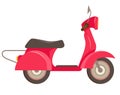 Red scooter icon