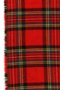 Red scottish plaid Royalty Free Stock Photo
